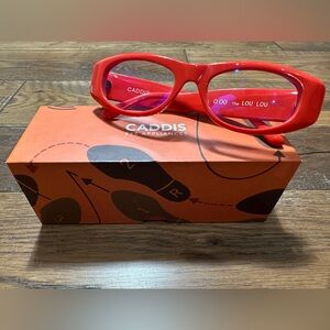 Caddis Red Lou Lou Blue Light Blocker Glasses 0.00